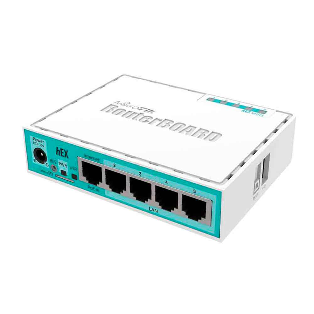Imagem de ROTEADOR ROUTER BOARD E LOAD BALANCE 5 PORTAS GIGABIT RB750GR3 (HEX) - MIKROTIK