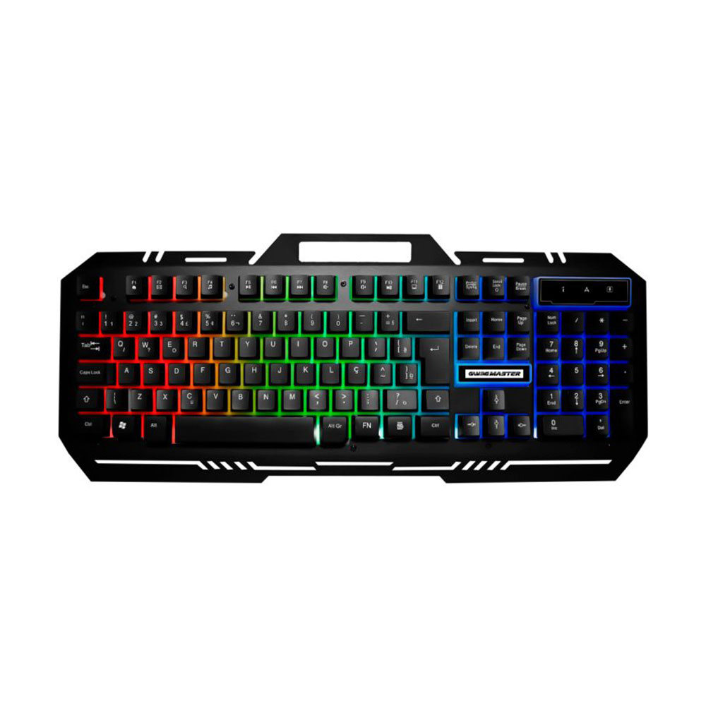 Imagem de TECLADO K-MEX GAMER KM-M712 FUSION COLOR PRETO