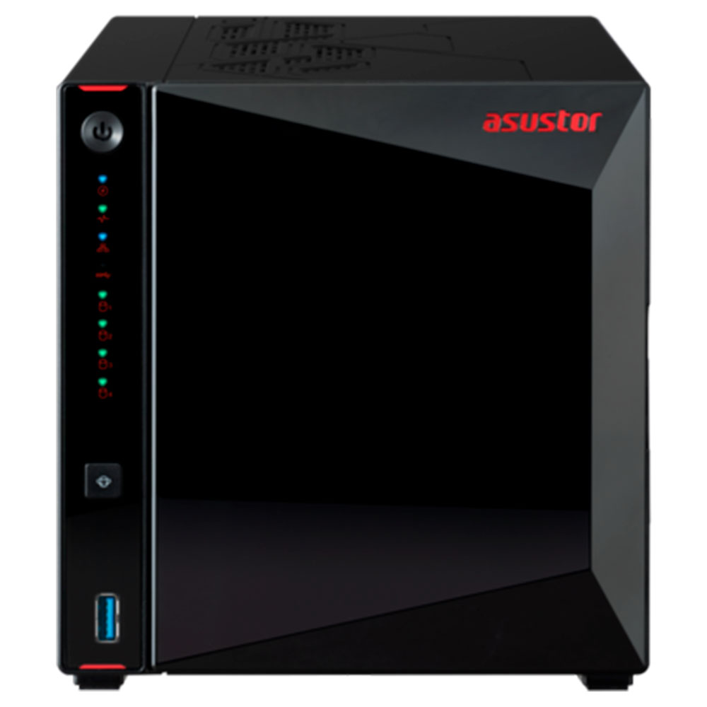 Imagem de STORAGE NAS ASUSTOR TORRE S/HD 4 BAIAS INTEL CELERON N5105 2 PORTAS LAN 2.5GB - AS5404T-US
