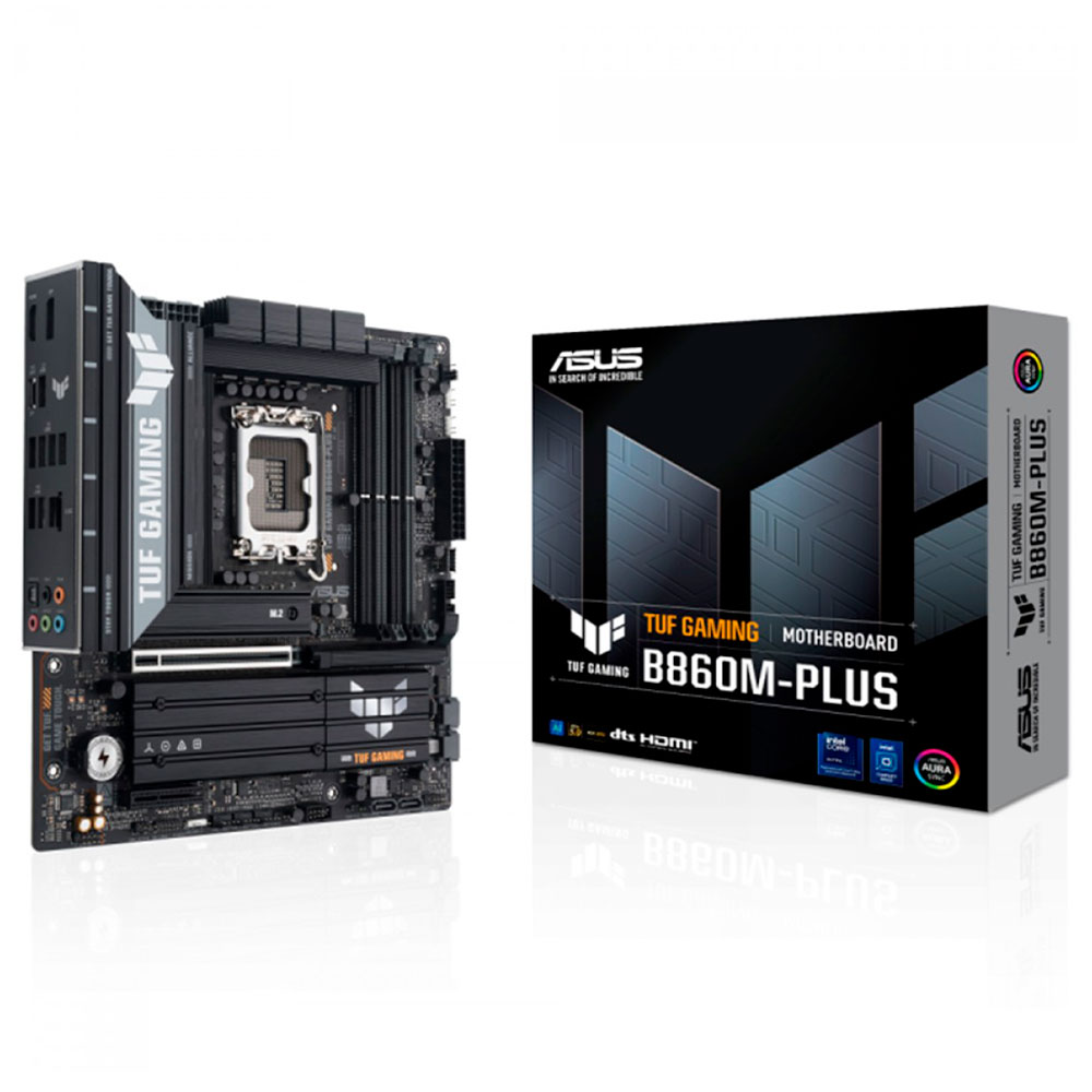 Imagem de PLACA MAE (INTEL) ASUS B860M-PLUS TUF GAMING DDR5 LGA1851 ULTRA PROCESSORS