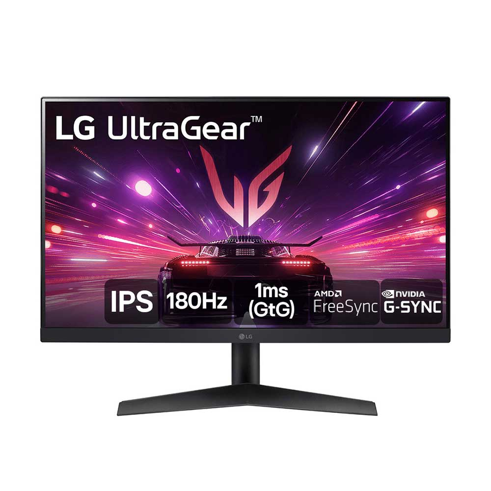 Mostrar detalhes de MONITOR LED 24" LG IPS 24GS60F-B ULTRAGEAR FHD / 1MS / HDMI / DP / HDR / 180HZ Imagem de MONITOR LED 24" LG IPS 24GS60F-B ULTRAGEAR FHD / 1MS / HDMI / DP / HDR / 180HZ