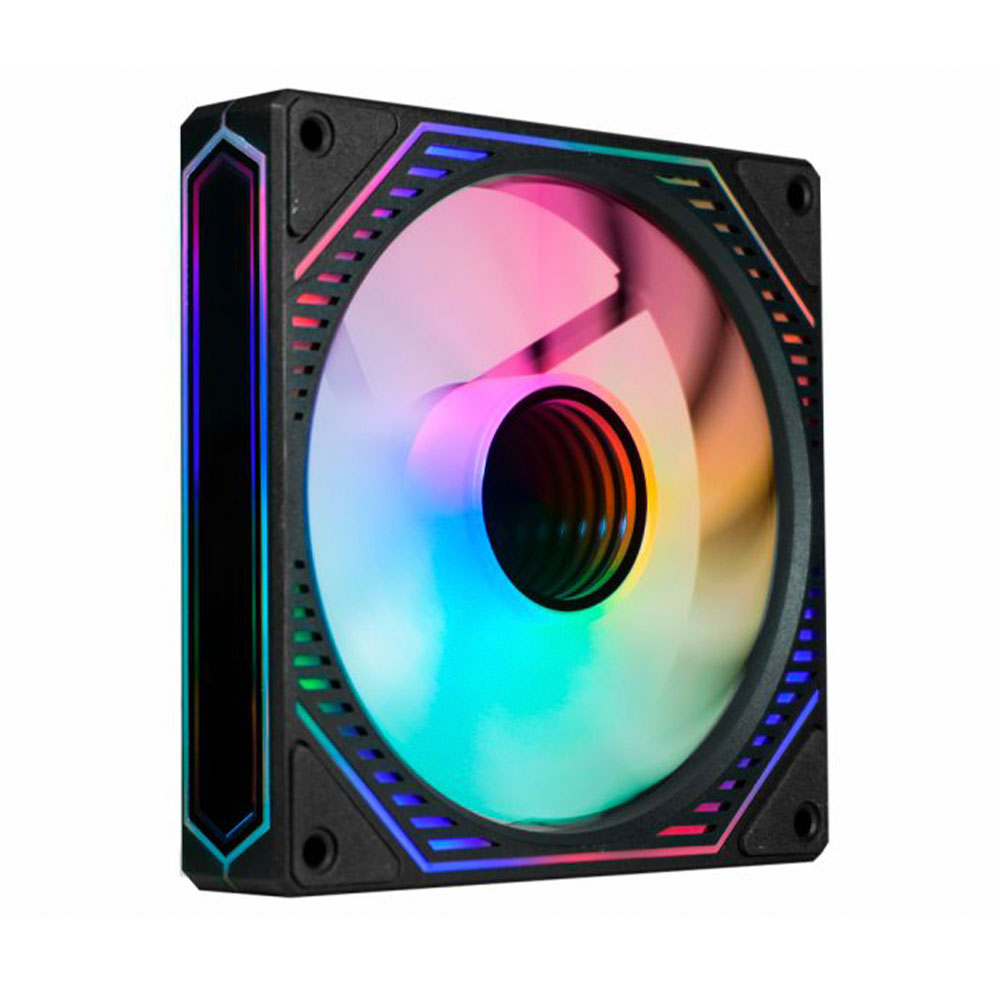 Imagem de COOLER PARA GABINETE K-MEX PRETO AAXAF1 MULTICOLOR 120MM