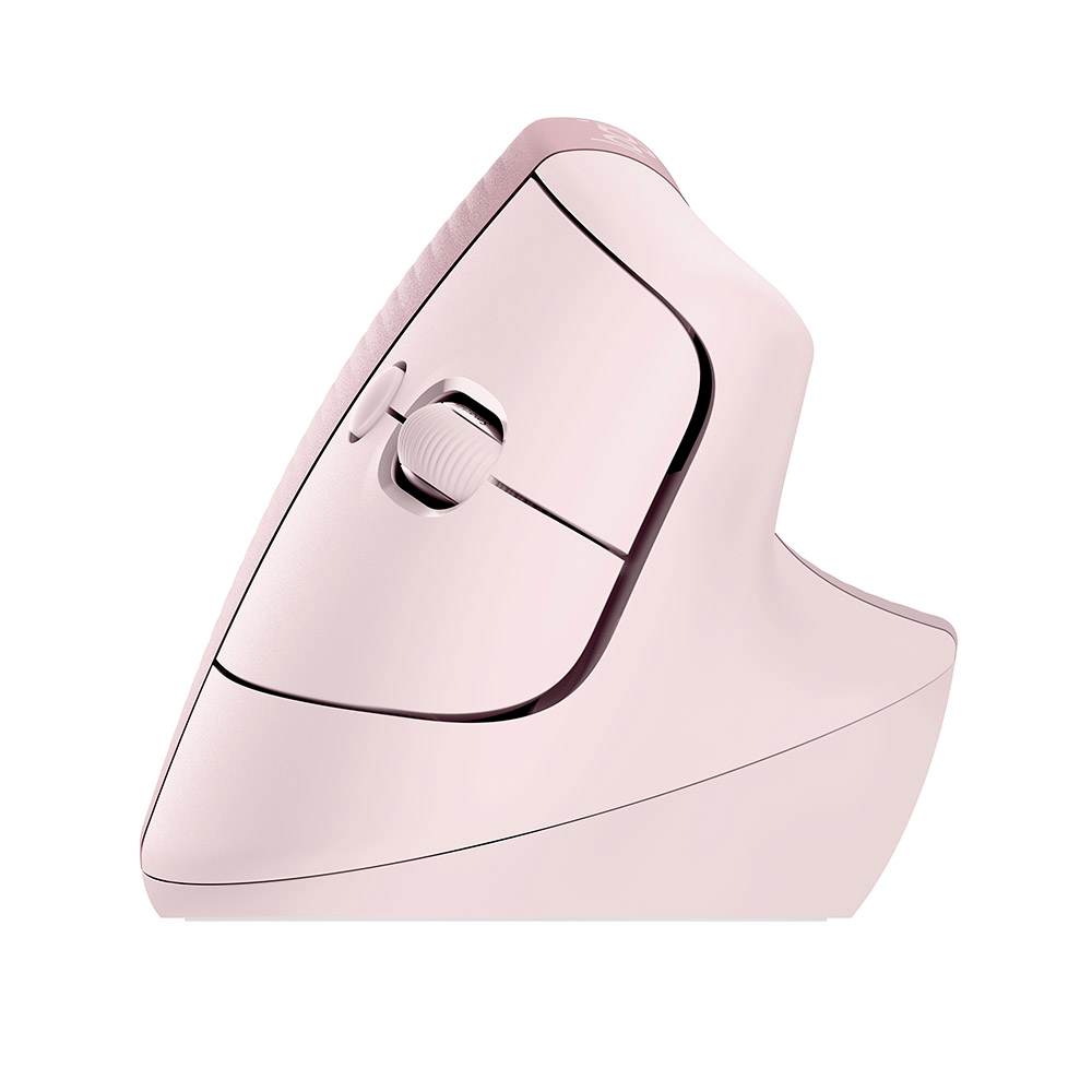 Imagem de MOUSE LOGITECH ERGONOMICO VERTICAL LIFT SEM FIO ROSE 910-006472