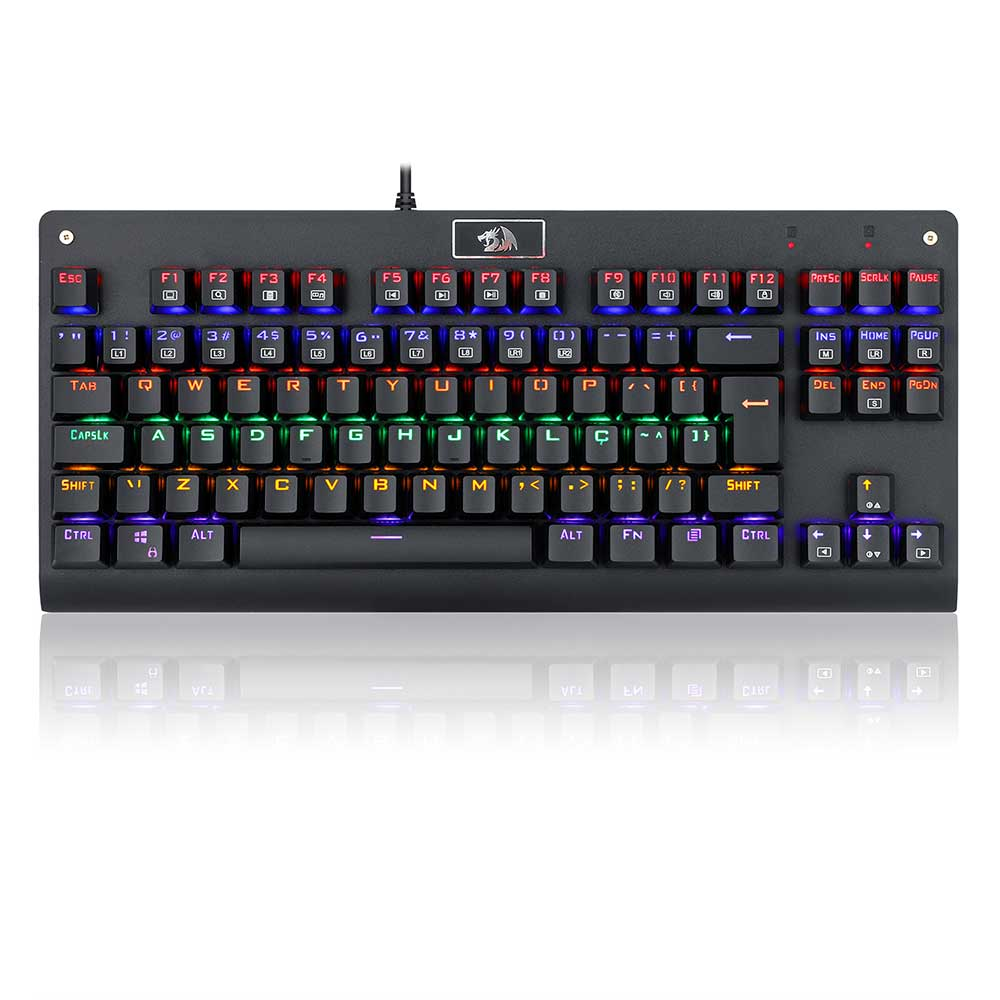 Imagem de TECLADO MECANICO REDRAGON DARK AVENGER PRETO SWITCH BLACK - K568R