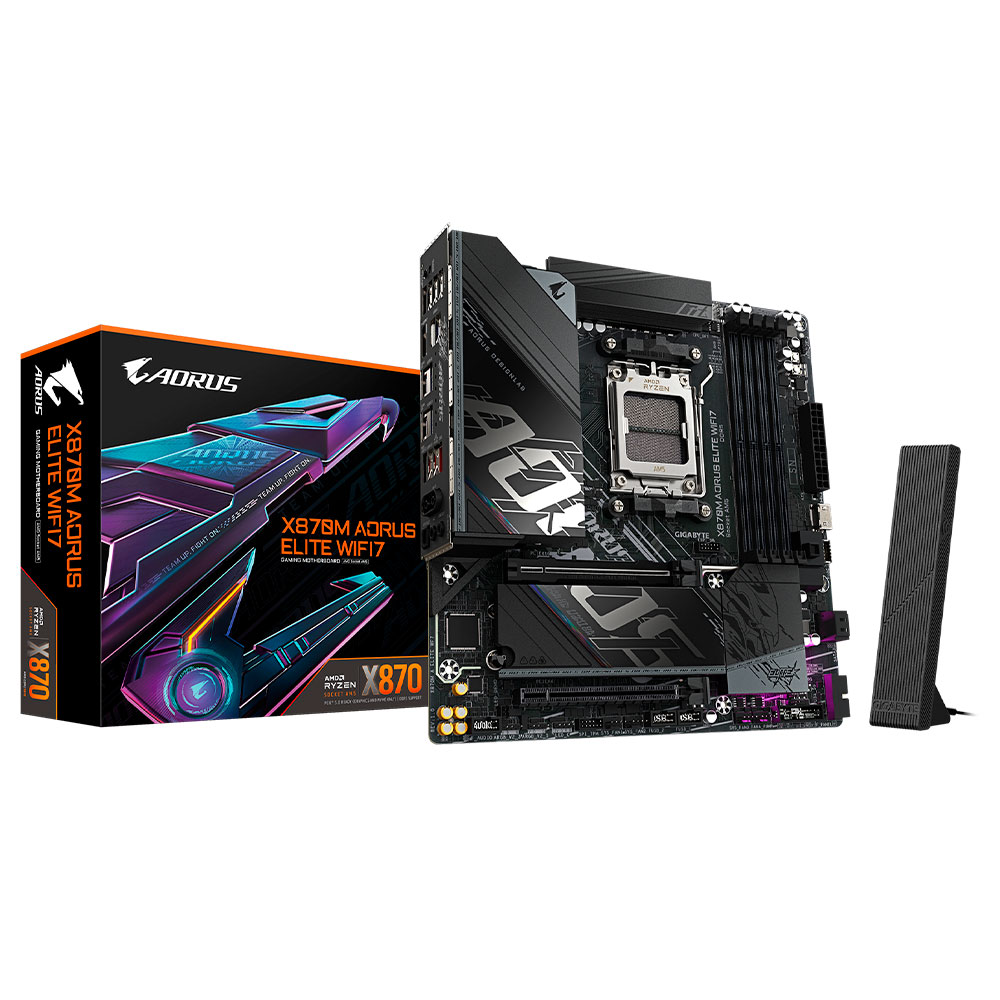 Imagem de PLACA MAE (AMD) GIGABYTE X870M A ELITE WF7 1.0 DDR5 AM5