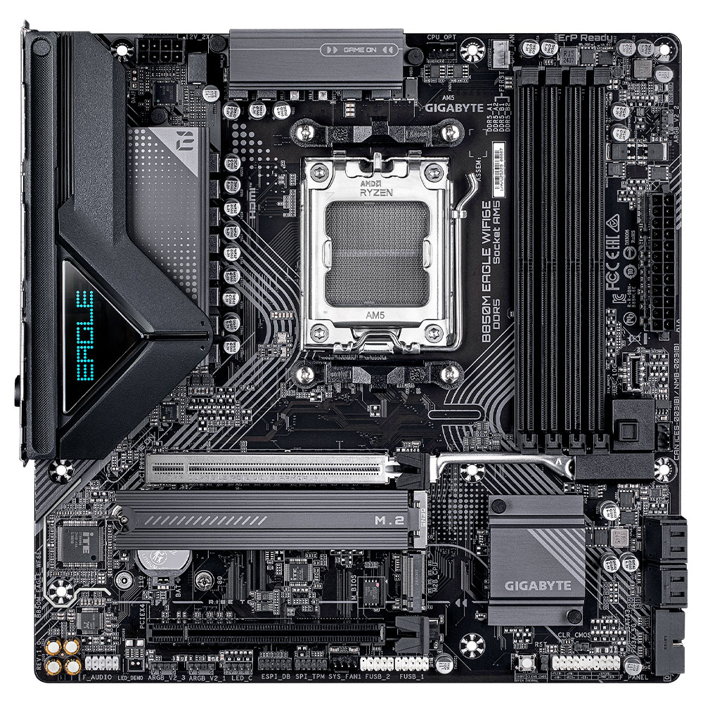 Imagem de PLACA MAE (AMD) GIGABYTE B850M EAGLE WF6E 1.0 DDR5 AM5
