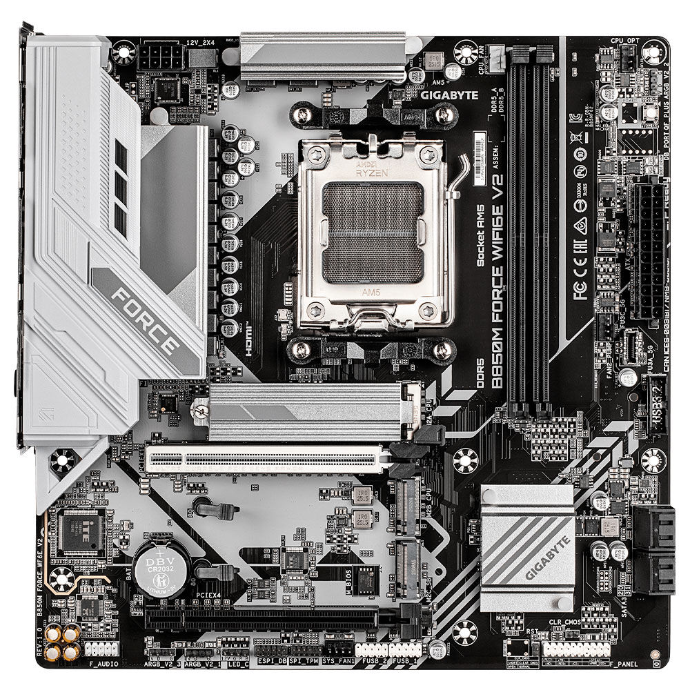 Imagem de PLACA MAE (AMD) GIGABYTE B850M FORCE WF6E V2 1.0 DDR5 AM5