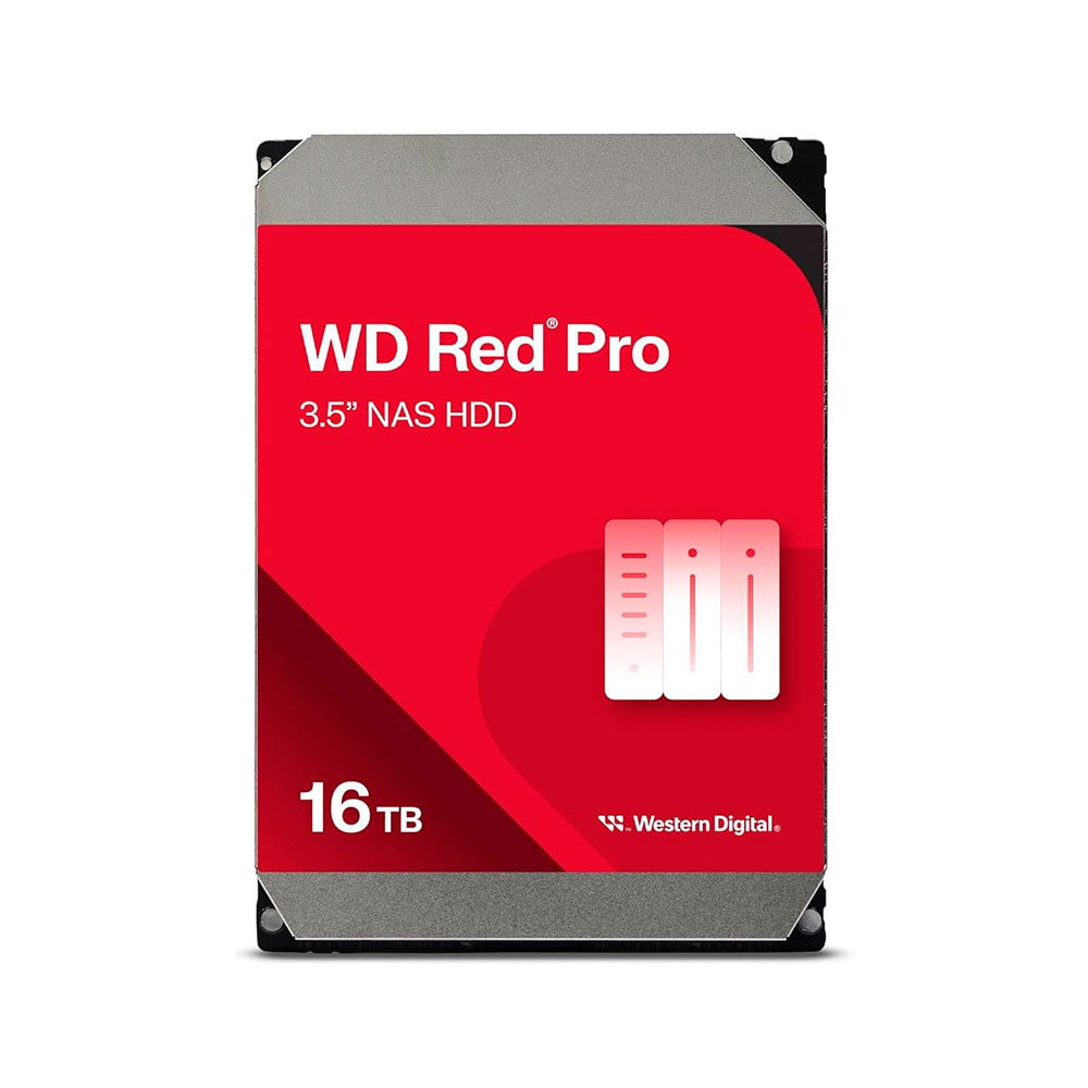 Imagem de HDD WD RED PRO 16 TB NAS PARA SERVIDOR 24X7 - WD161KFGX