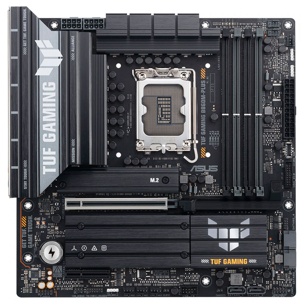 Imagem de PLACA MAE (INTEL) ASUS B860M-PLUS TUF GAMING DDR5 LGA1851 ULTRA PROCESSORS