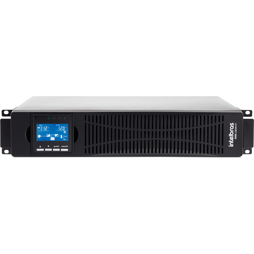 Imagem de NOBREAK INTELBRAS 1500VA/1350W SENOIDAL ONLINE MONO/120V 4820148 DNB 1.5 RT G2 RACK