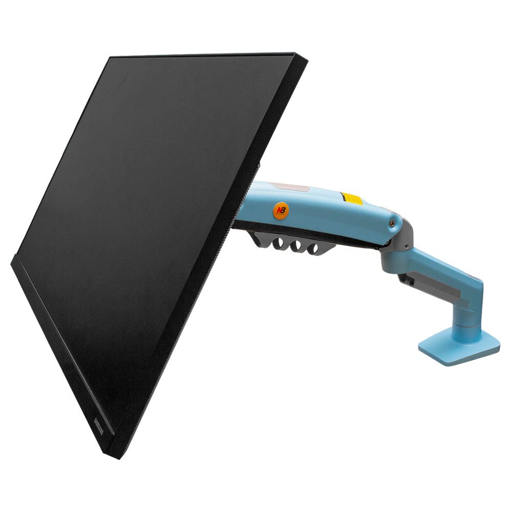 Imagem de SUPORTE MONITOR NORTH BAYOU PISTAO A GAS MORSA 17" A 30" AZUL - NB-F80-XM