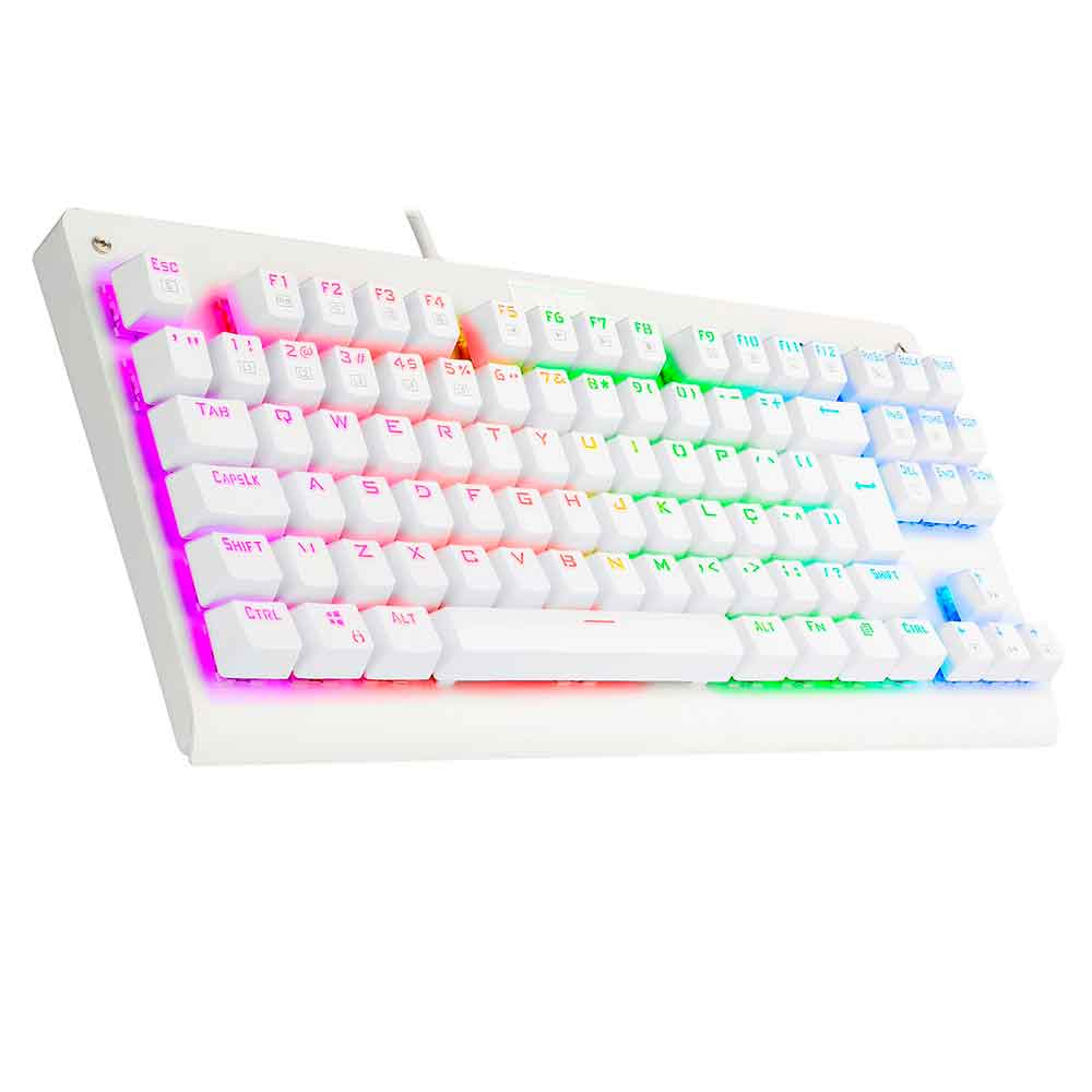 Imagem de TECLADO MECANICO GAMER DARK AVENGER RGB BCO SWITCH AZUL K568W-RGB (PT-BLUE)