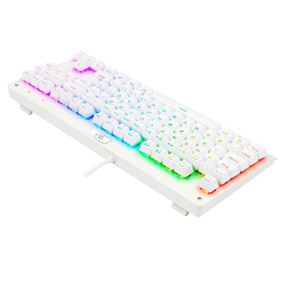 Imagem de TECLADO MECANICO GAMER DARK AVENGER RGB BCO SWITCH AZUL K568W-RGB (PT-BLUE)