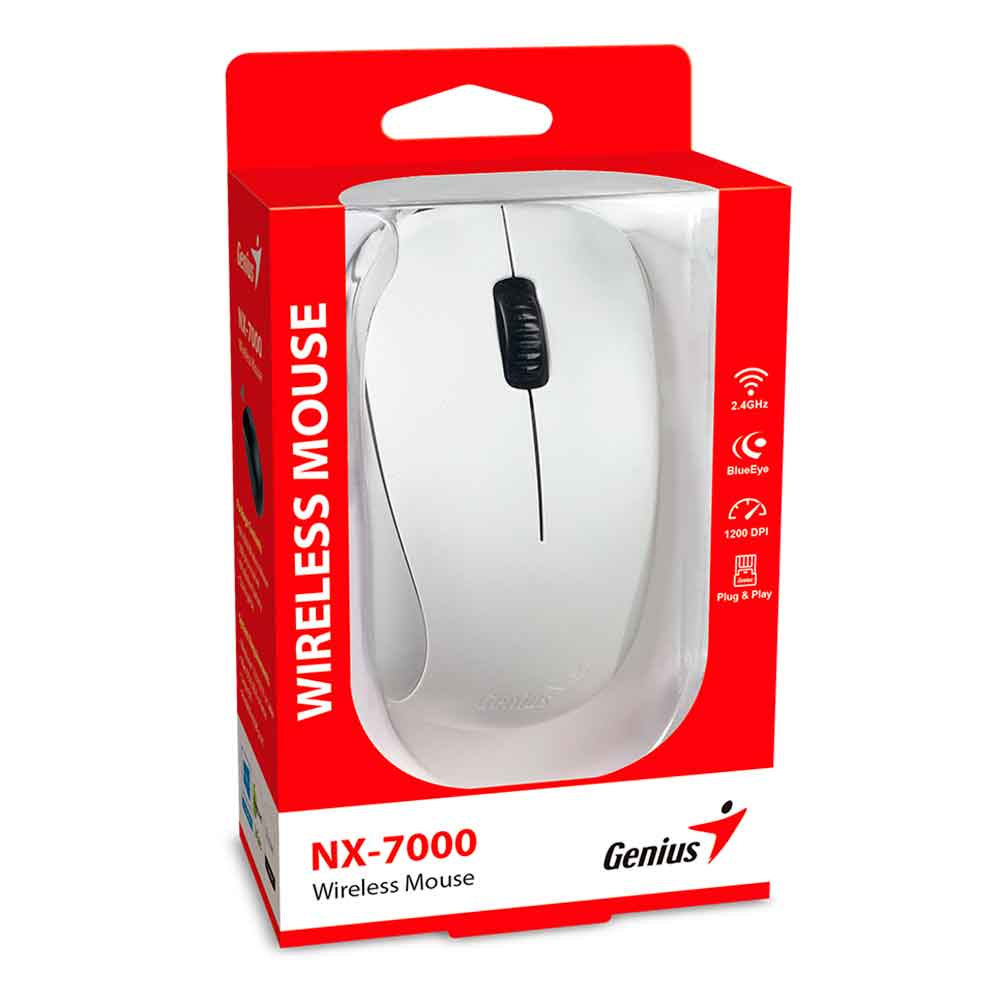 Imagem de MOUSE GENIUS NX-7000 SEM FIO BRANCO