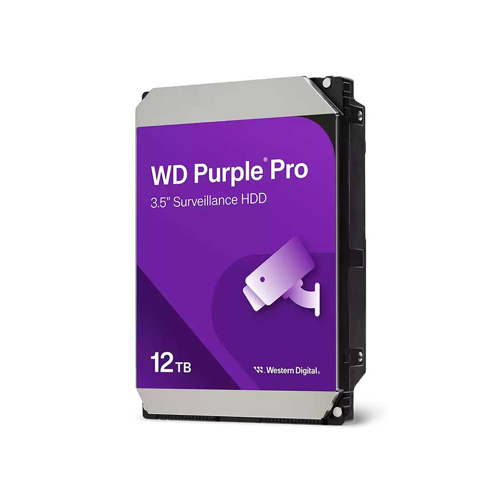 Imagem de HDD WD PURPLE PRO 12 TB PARA SEGURANCA / VIGILANCIA / DVR - WD122PURP