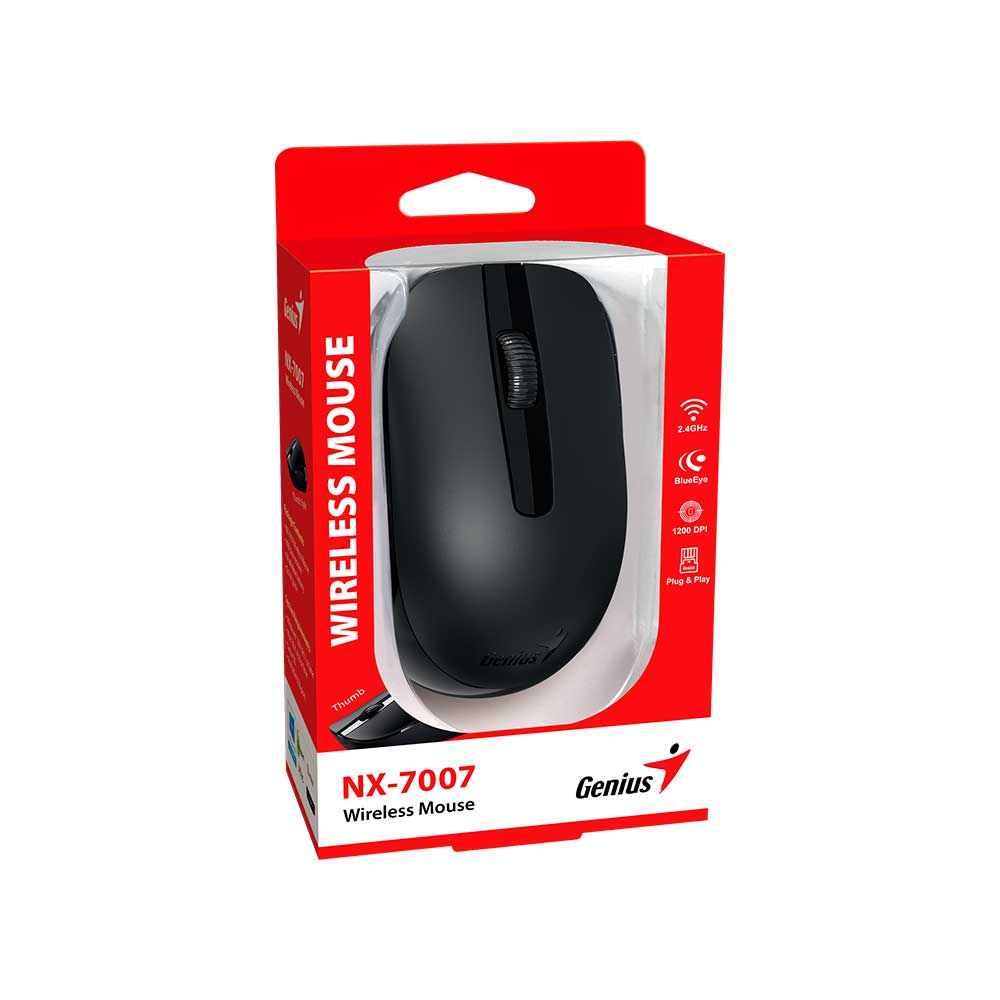 Imagem de MOUSE GENIUS NX-7007 SEM FIO PRETO