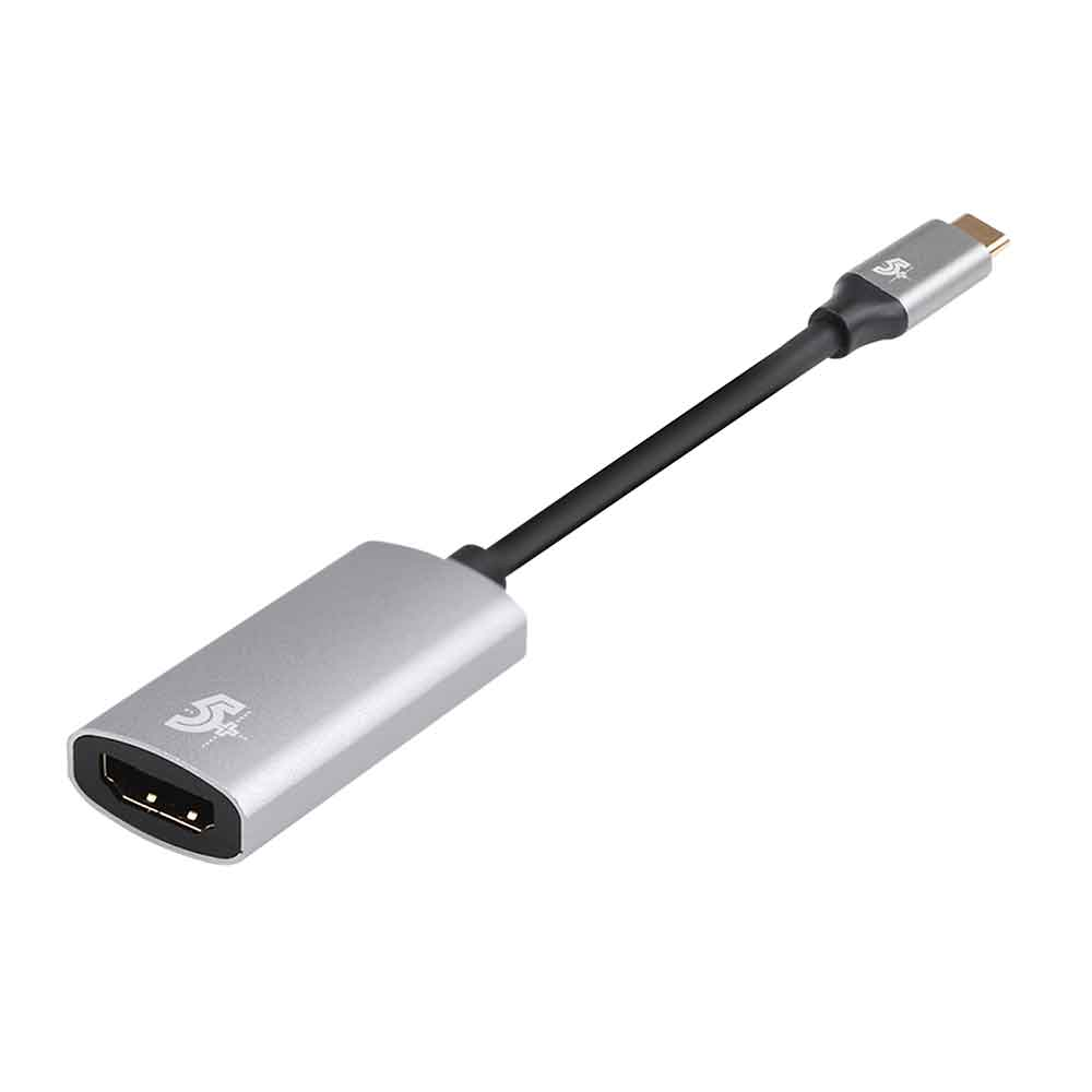 Imagem de CABO ADAPTADOR USB C PARA HDMI 4K 60HZ FEMEA 5+ - 018-7455
