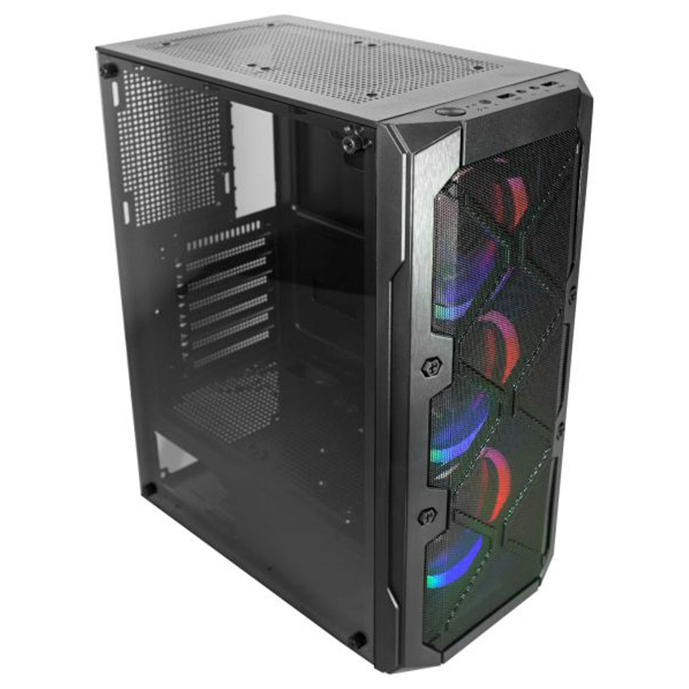 Imagem de GABINETE GAMER K-MEX CG-02C5 MESH COM 3 COOLERS AAFAF1 MULTICOLOR - CG02C5RH0010B0X
