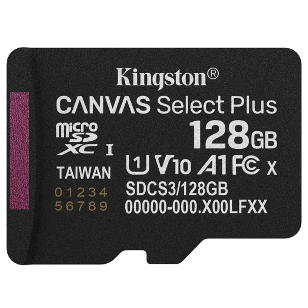 Mostrar detalhes de CARTAO DE MEMORIA SD KINGSTON CANVAS SELECT PLUS CLASS 10UHS-I 128GB MICRO+ADAPTADOR - SDCS3/128GB Imagem de CARTAO DE MEMORIA SD KINGSTON CANVAS SELECT PLUS CLASS 10UHS-I 128GB MICRO+ADAPTADOR - SDCS3/128GB