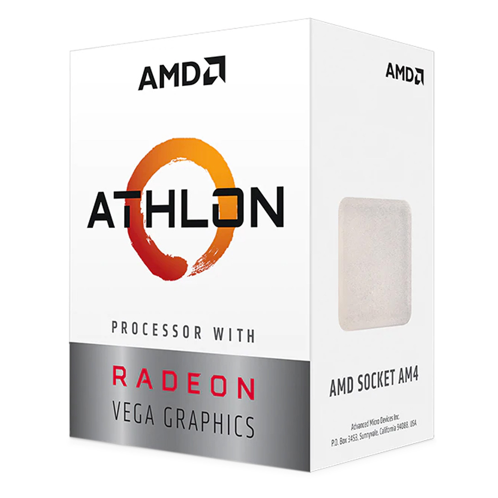 Mostrar detalhes de PROCESSADOR AMD ATHLON 3000G 3.5GHz AM4 5MB CACHE Imagem de PROCESSADOR AMD ATHLON 3000G 3.5GHz AM4 5MB CACHE