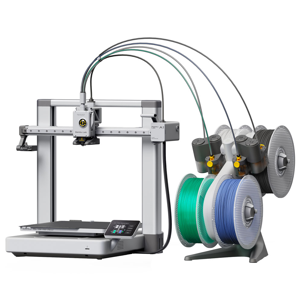 Imagem de IMPRESSORA 3D BAMBU LAB A1 + AMS LITE (COMBO) - PF002-A+SA005-BRA