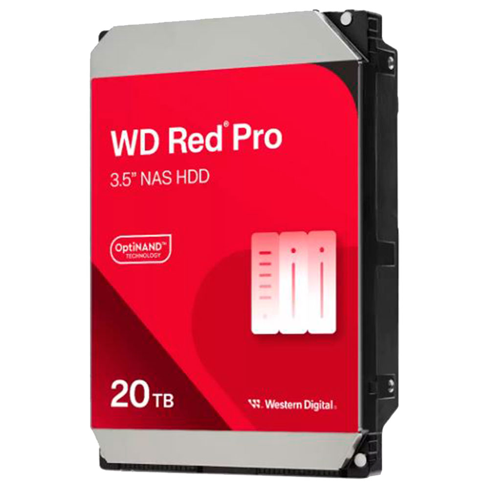 Imagem de HDD WD RED PRO 20 TB NAS PARA SERVIDOR 24X7 - WD202KFGX