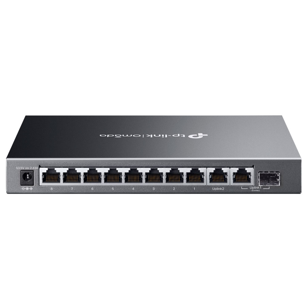 Imagem de SWITCH GERENCIAVEL OMADA GIGABIT DE 10 PORTAS COM 8 PORTAS POE+ ES210GMP TP-LINK