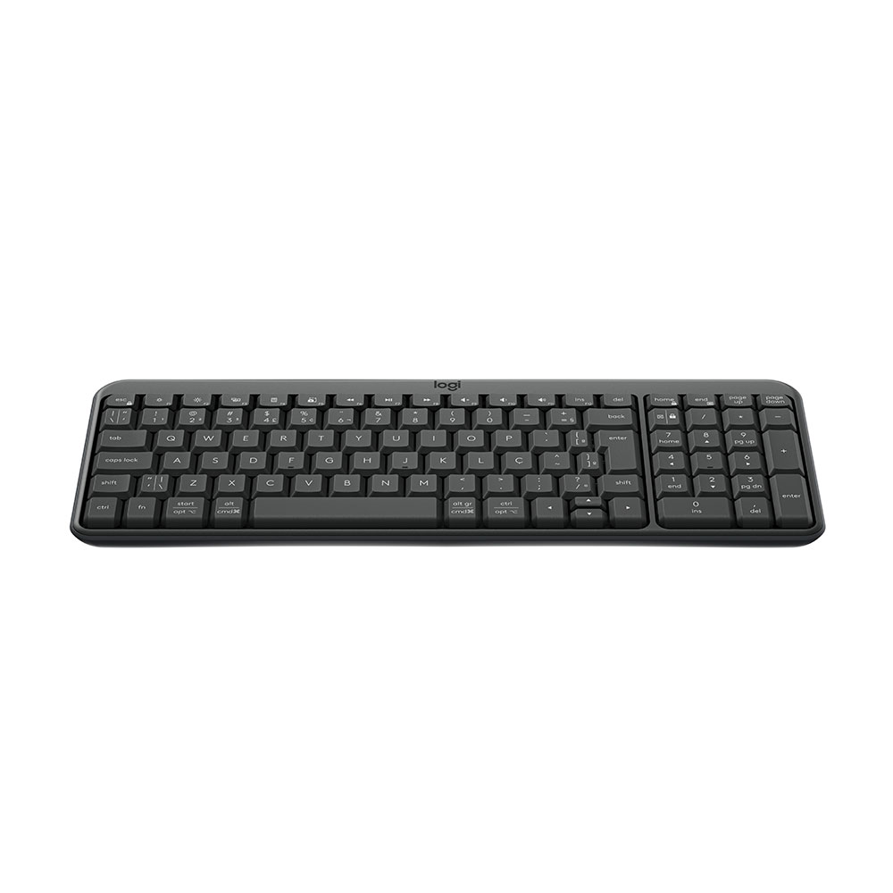 Imagem de TECLADO LOGITECH K250 SEM FIO BLUETOOTH ABNT2 GRAFITE - 920-013448