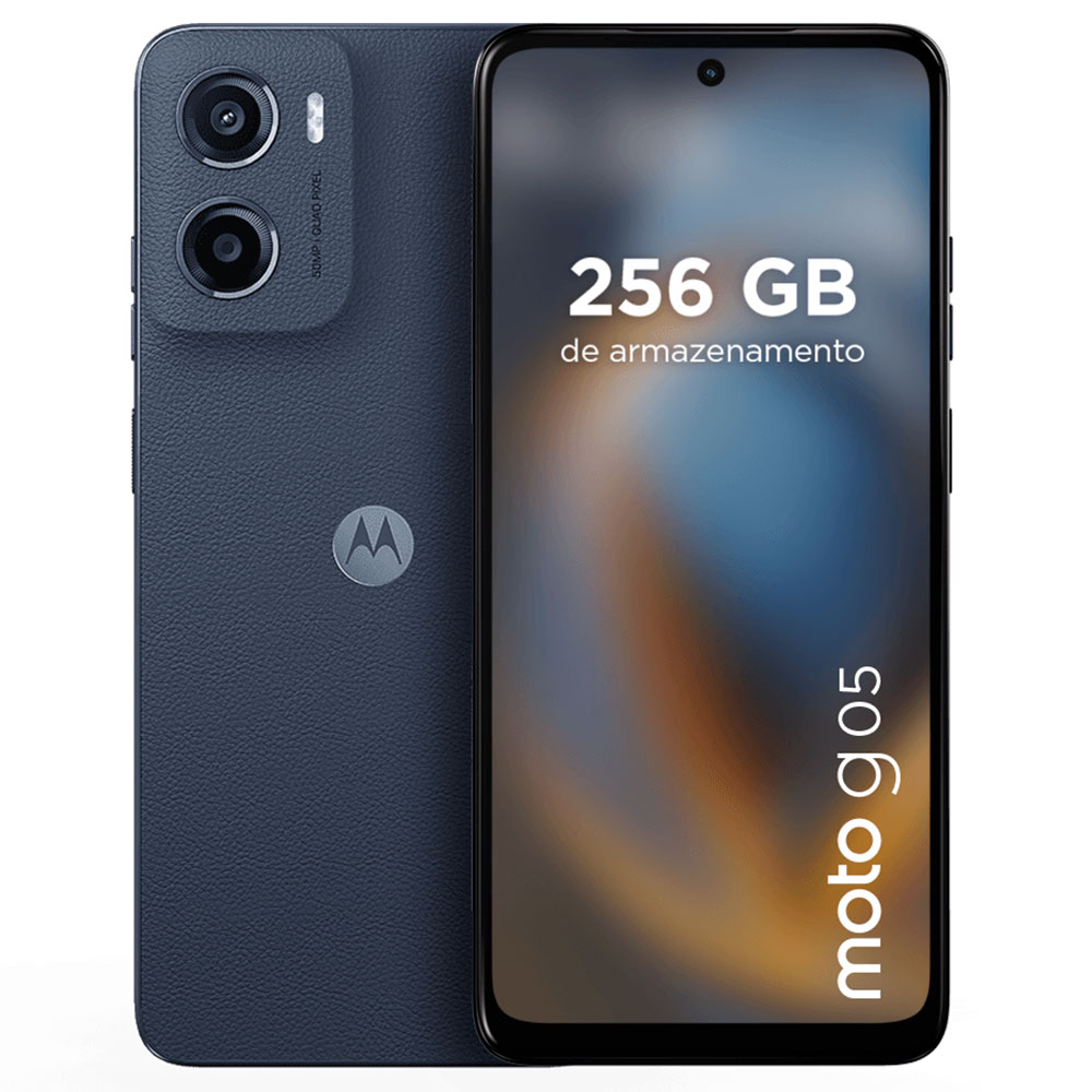 Mostrar detalhes de SMARTPHONE MOTOROLA G05 XT2523-2 6,7" HD+/ 4G/ 12GB (4GB + 8GB RAM BOOST*)/256GB/ANDROID 15/ GRAFITE Imagem de SMARTPHONE MOTOROLA G05 XT2523-2 6,7" HD+/ 4G/ 12GB (4GB + 8GB RAM BOOST*)/256GB/ANDROID 15/ GRAFITE