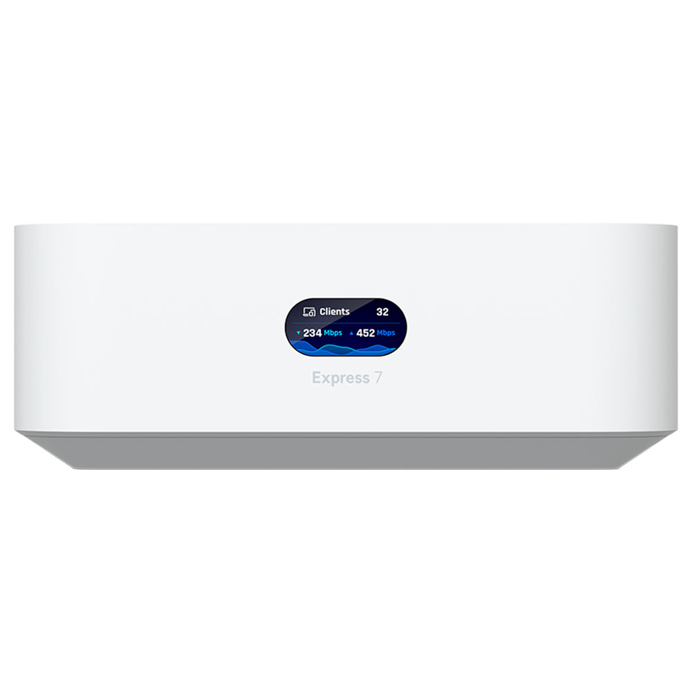 Imagem de UNIFI EXPRESS 7 UBIQUITI WIFI 7 TRI BAND 10688MBPS E WAN 10GBE-UX7-BR