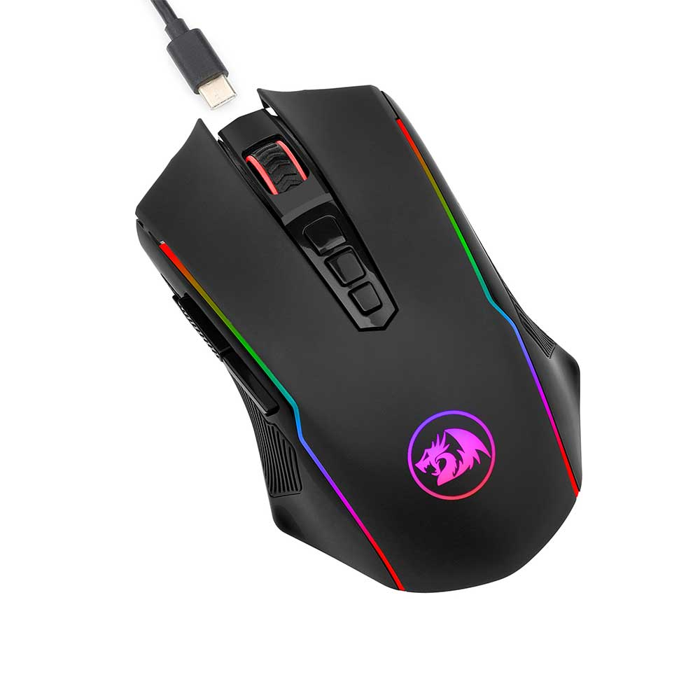 Imagem de MOUSE GAMER REDRAGON SEM FIO RANGER LITE PRETO M910-KS