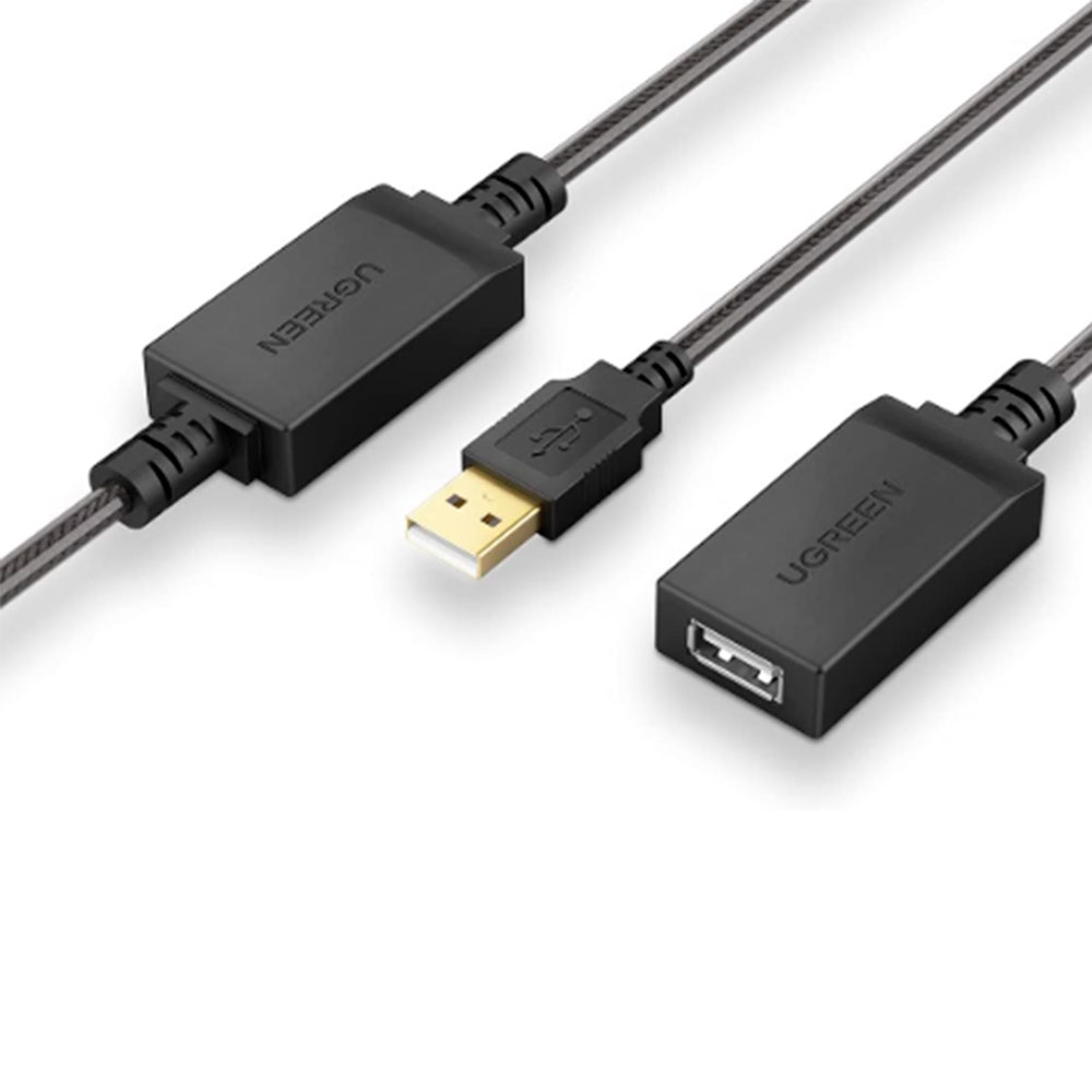 Imagem de CABO EXTENSOR UGREEN USB-A 2.0 MACHO PARA USB-A FEMEA 5M - US121