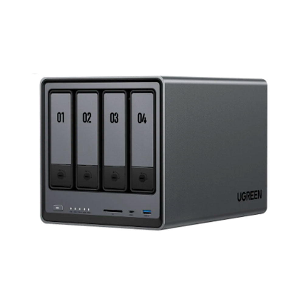 Imagem de STORAGE NAS UGREEN TORRE 112TB S/HD 4 BAIAS INTEL N100 QUAD-CORE + 2P LAN 2.5GBE - DXP4800
