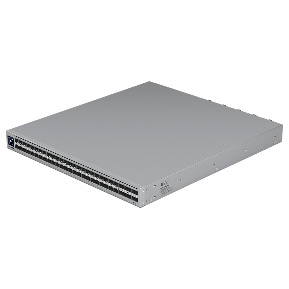 Imagem de SWITCH UBIQUITI GERENCIAVEL L3 48 PORTAS SFP28 DE 25GB + 06 QSFP28 DE 100GB - ECS-AGGREGATION-BR