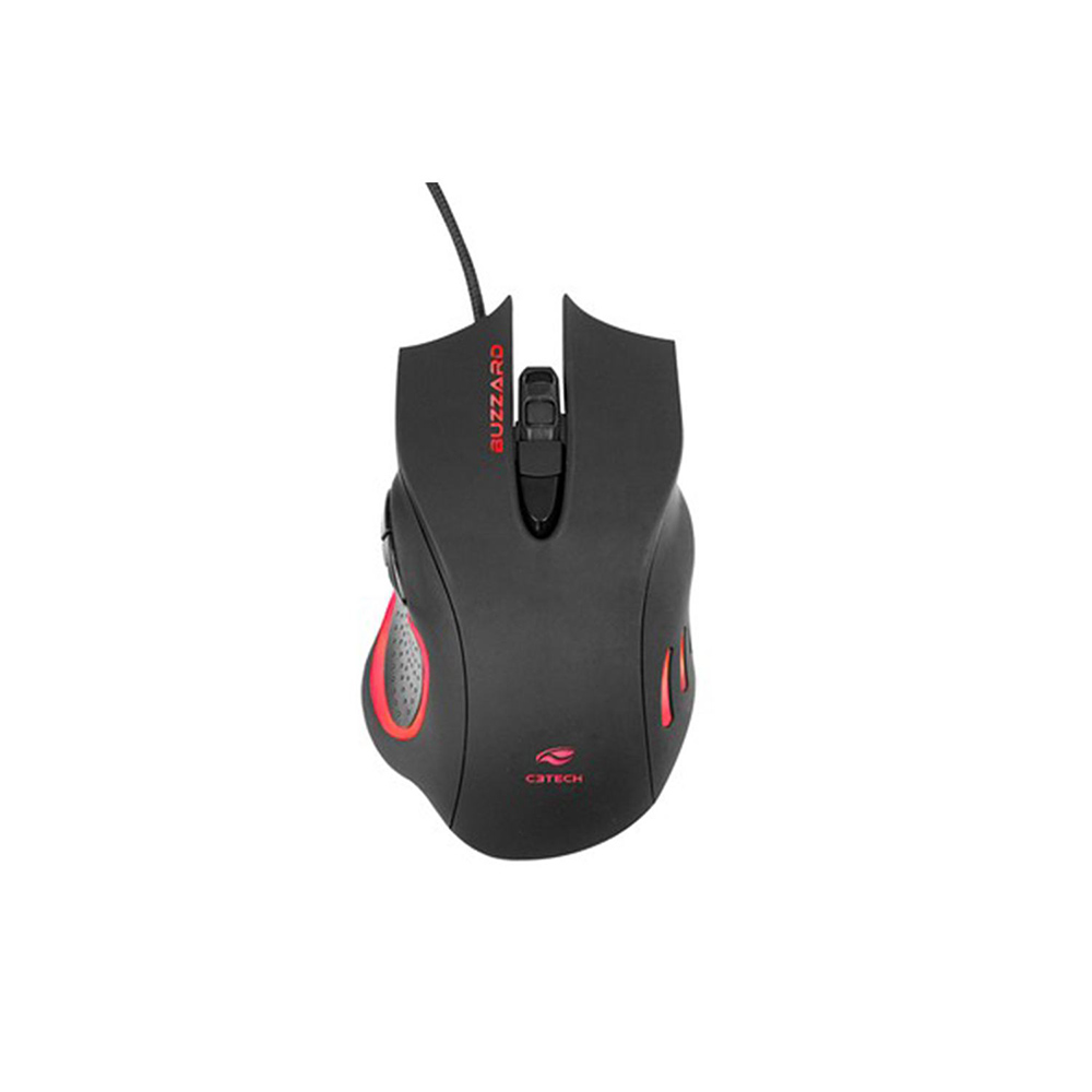 Mostrar detalhes de MOUSE GAMER C3TECH BUZZARD PRETO - MG-110BK Imagem de MOUSE GAMER C3TECH BUZZARD PRETO - MG-110BK