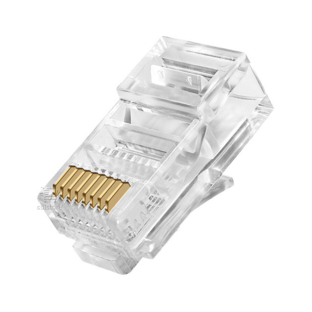 Mostrar detalhes de CONECTOR RJ45 MACHO CAT5E PACK 100UN 5+ - 062-0045 Imagem de CONECTOR RJ45 MACHO CAT5E PACK 100UN 5+ - 062-0045