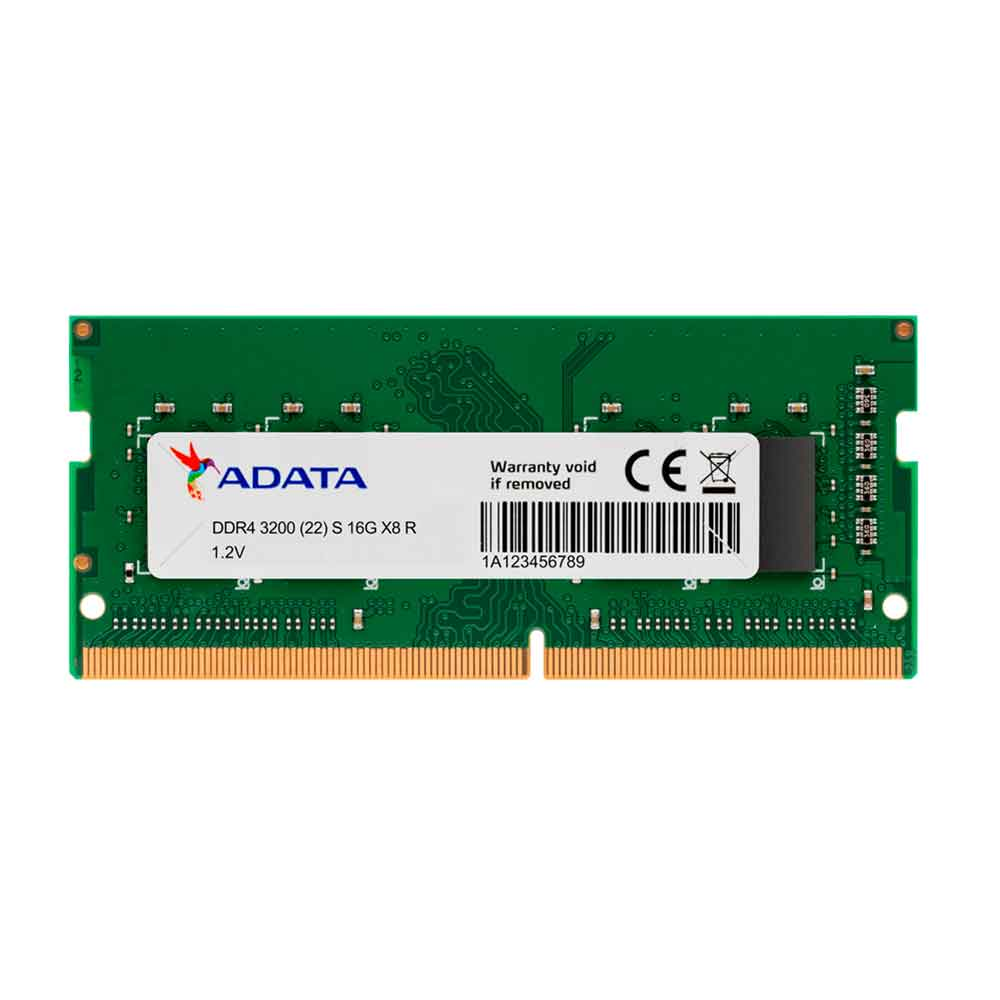 Mostrar detalhes de MEMORIA ADATA 16GB DDR4 3200MHZ 1.2V - NOTEBOOK - AD4S320016G22-SGN Imagem de MEMORIA ADATA 16GB DDR4 3200MHZ 1.2V - NOTEBOOK - AD4S320016G22-SGN