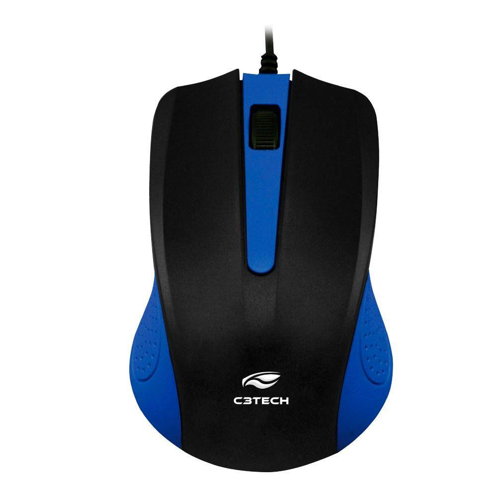 Mostrar detalhes de MOUSE C3TECH MS-20BL PRETO/AZUL USB Imagem de MOUSE C3TECH MS-20BL PRETO/AZUL USB