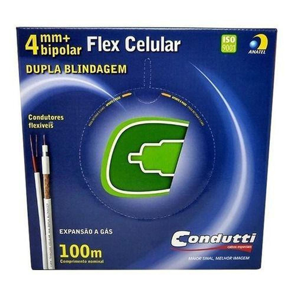 Mostrar detalhes de CABO COAXIAL HIBRIDO DB CFTV RF 4MM BIPOLAR 2X26AWG CONDUTTI CX100M BNC COM ALIMENTACAO PROFISSIONAL Imagem de CABO COAXIAL HIBRIDO DB CFTV RF 4MM BIPOLAR 2X26AWG CONDUTTI CX100M BNC COM ALIMENTACAO PROFISSIONAL