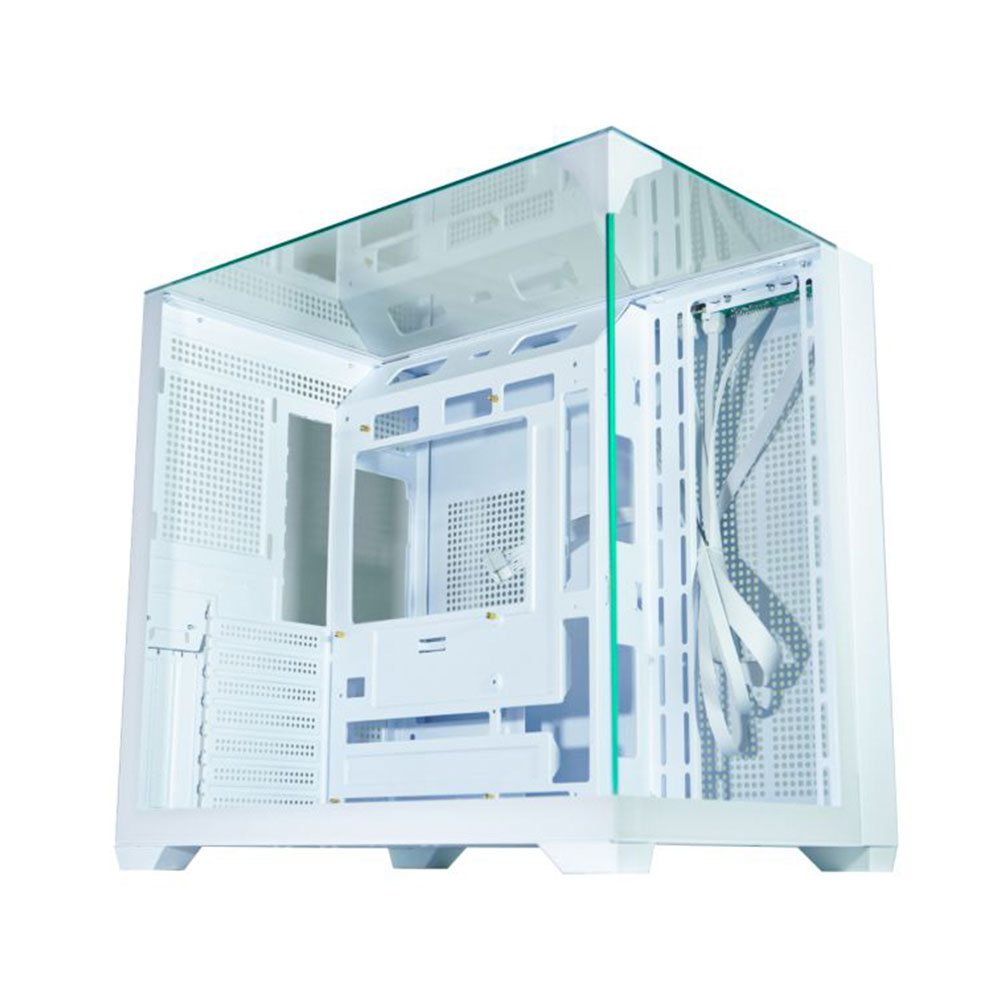 Imagem de GABINETE GAMER K-MEX AQUARIO CG-W1FD MEGA SHARK BRANCO ATX SEM FAN