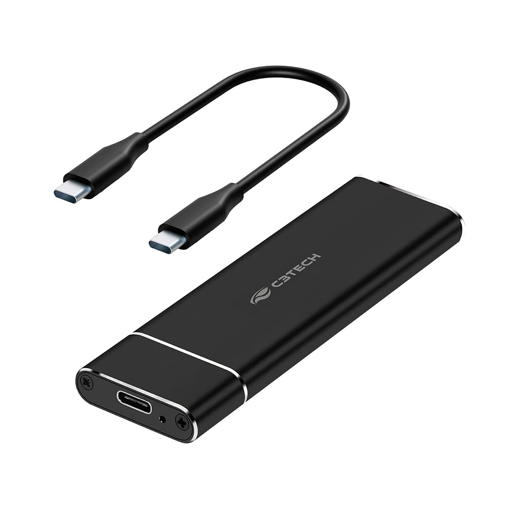 Mostrar detalhes de GAVETA PARA SSD EXTERNO C3TECH M.2 NVME CH-M200BK PRETO Imagem de GAVETA PARA SSD EXTERNO C3TECH M.2 NVME CH-M200BK PRETO