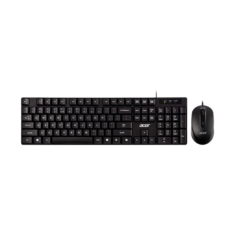 Imagem de KIT MOUSE E TECLADO ACER OFFICE USB PRETO OCC300