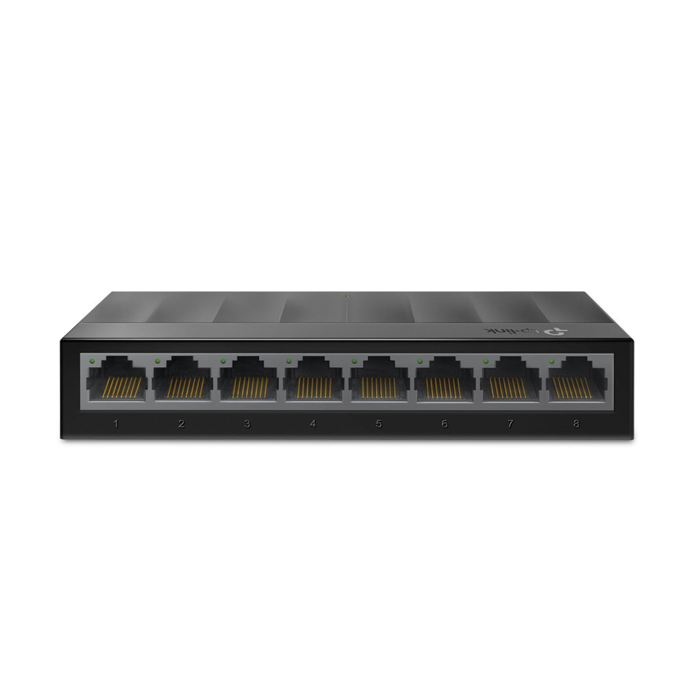 Mostrar detalhes de SWITCH 8 PORTAS 10/100/1000 TP-LINK LS1008G Imagem de SWITCH 8 PORTAS 10/100/1000 TP-LINK LS1008G