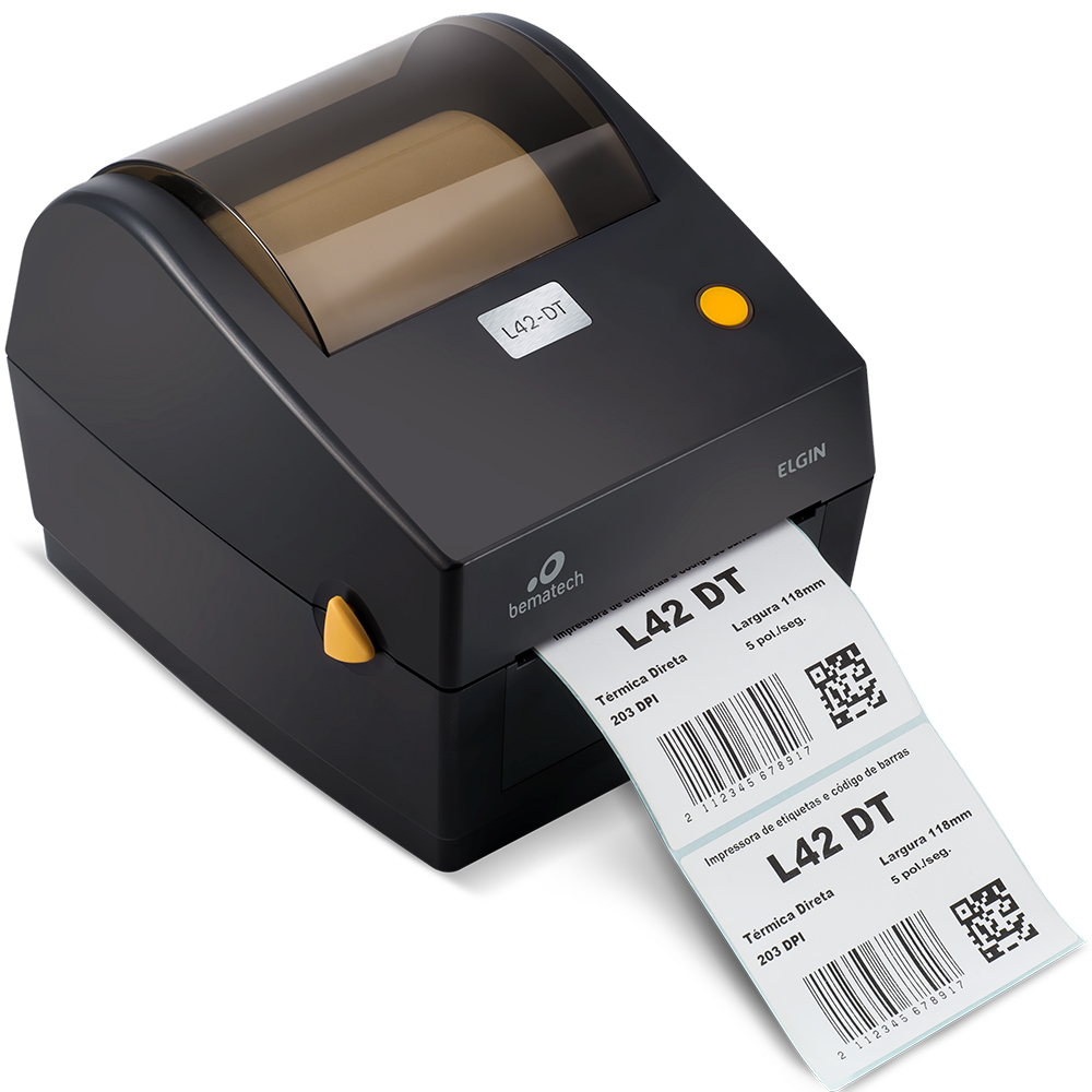 Mostrar detalhes de IMPRESSORA TERMICA DE ETIQUETAS ELGIN L42DT USB / SERIAL Imagem de IMPRESSORA TERMICA DE ETIQUETAS ELGIN L42DT USB / SERIAL