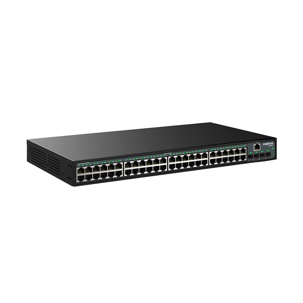 Mostrar detalhes de SWITCH INTELBRAS 48 PORTAS GIGABIT GERENCIAVEL + 4 PORTAS SFP S2352G-A - 4760110 Imagem de SWITCH INTELBRAS 48 PORTAS GIGABIT GERENCIAVEL + 4 PORTAS SFP S2352G-A - 4760110
