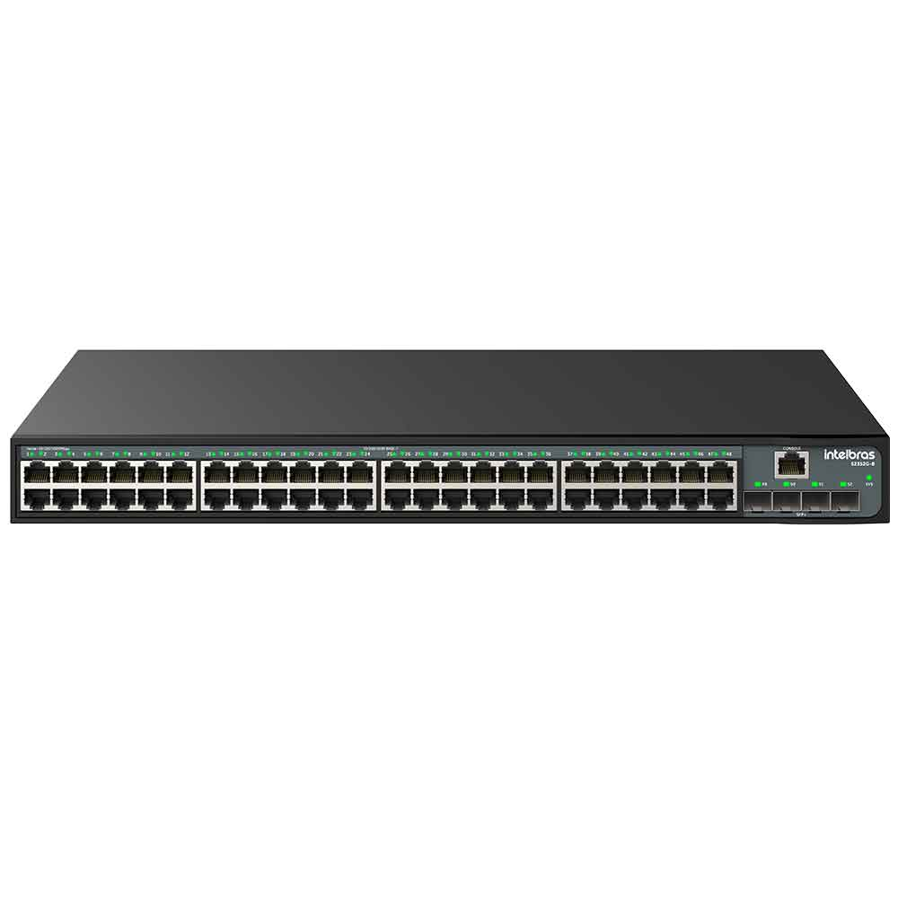 Mostrar detalhes de SWITCH INTELBRAS GERENCIAVEL L3 48 PORTAS GIGABIT MAIS 4 PORTAS SFP+ UPLINK S2352G-B - 4760112 Imagem de SWITCH INTELBRAS GERENCIAVEL L3 48 PORTAS GIGABIT MAIS 4 PORTAS SFP+ UPLINK S2352G-B - 4760112