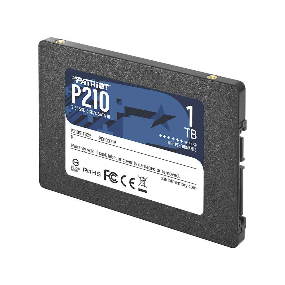 Imagem de SSD PATRIOT P210 1TB 2,5" SATA 3 - P210S1TB25