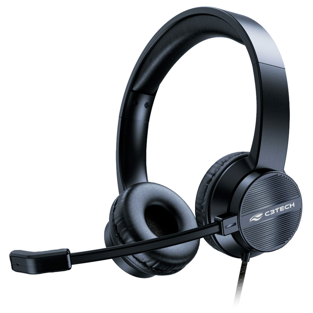 Mostrar detalhes de FONE DE OUVIDO C3TECH C/MIC USB PH-380BK Imagem de FONE DE OUVIDO C3TECH C/MIC USB PH-380BK