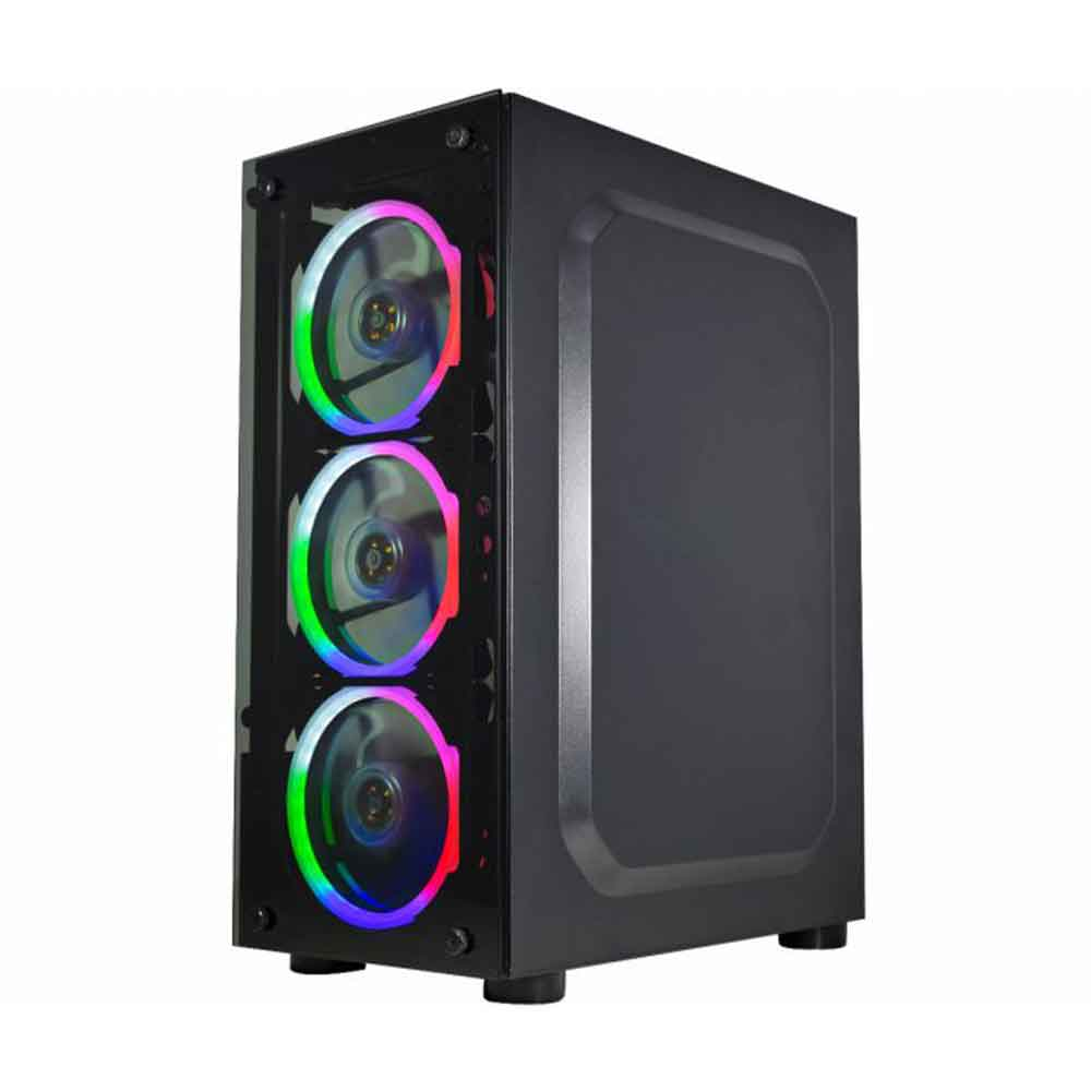 Mostrar detalhes de GABINETE GAMER K-MEX CG-10W5 ELITE COM COOLERS FRONTAIS E PAINEL DE VIDRO PRETO Imagem de GABINETE GAMER K-MEX CG-10W5 ELITE COM COOLERS FRONTAIS E PAINEL DE VIDRO PRETO
