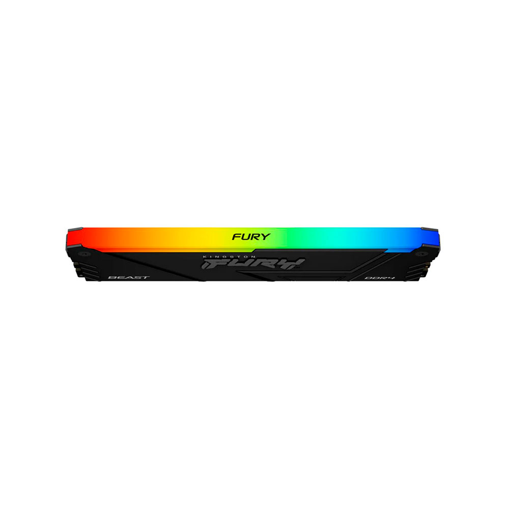 Imagem de MEMORIA KINGSTON FURY BEAST RGB 8GB DDR4 3200MHZ 1.35V BLACK DESKTOP - KF432C16BB2A/8